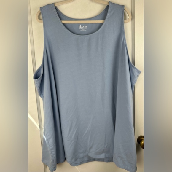 d&co Tops - Light Blue Sleeveless Women's Tank